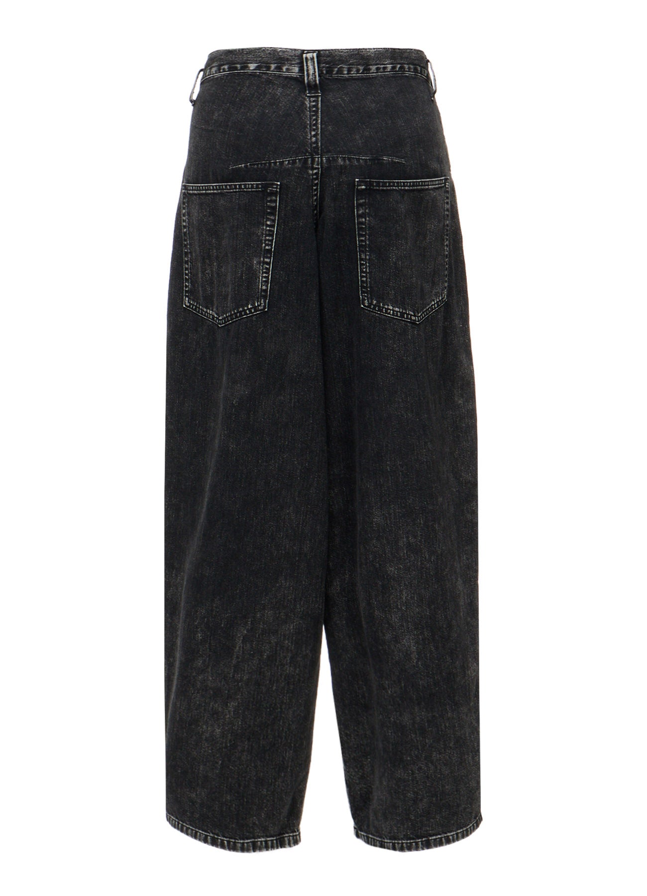 8OZ DENIM CHEMICAL WASH SIDE BRAID PANTS