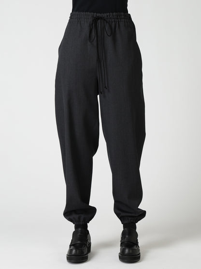 WOOL GABARDINE JOGGER PANTS
