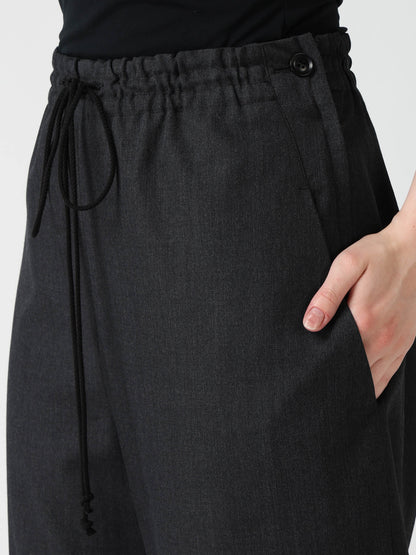 WOOL GABARDINE JOGGER PANTS