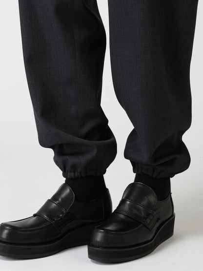 WOOL GABARDINE JOGGER PANTS