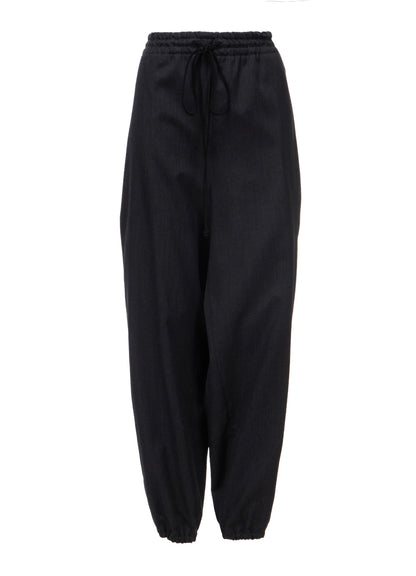 WOOL GABARDINE JOGGER PANTS