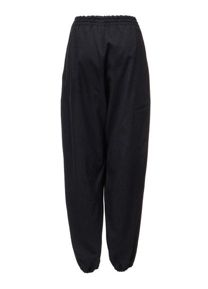WOOL GABARDINE JOGGER PANTS