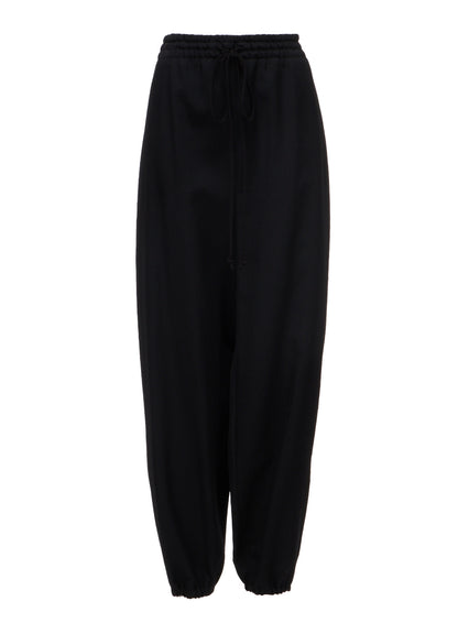 WOOL GABARDINE JOGGER PANTS