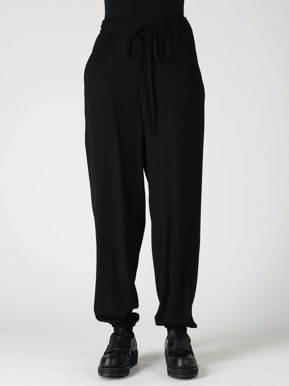 VISCOSE/TRIACETATE BLEND JOGGER PANTS