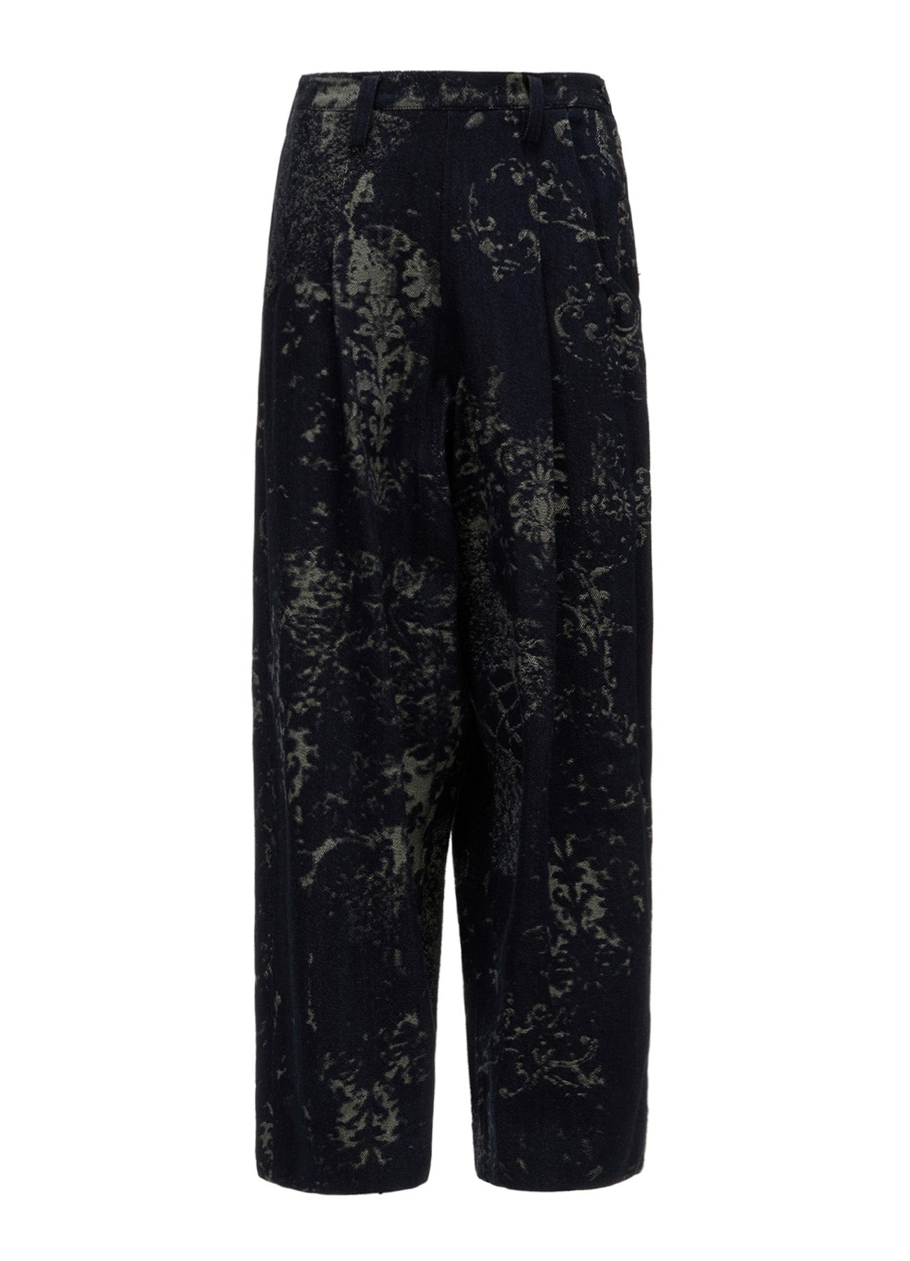DENIM JACQUARD SIDE OPEN PANTS – THE SHOP YOHJI YAMAMOTO