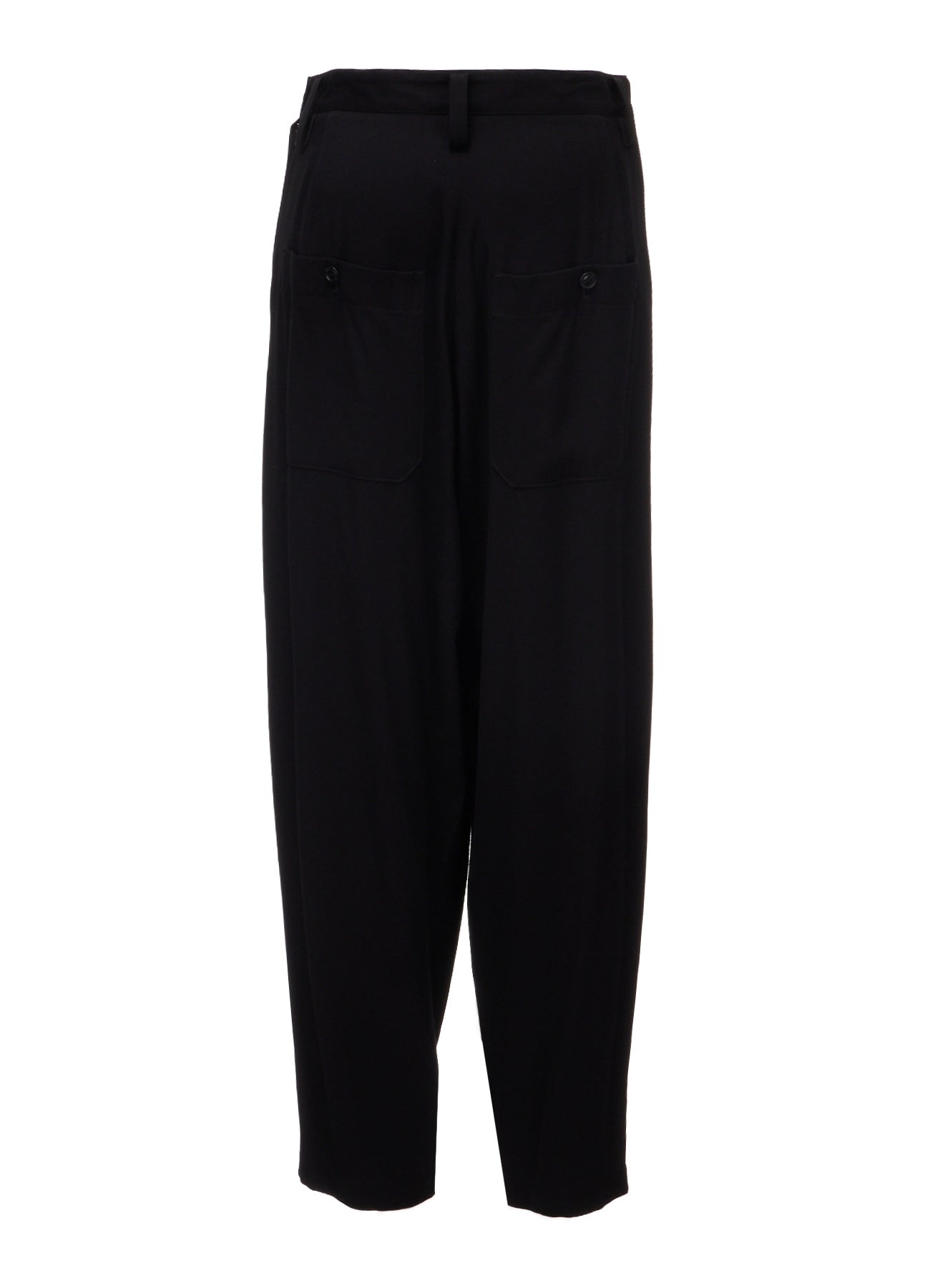 VISCOSE/TRIACETATE BLEND FRONT TUCK SIDE OPEN PANTS