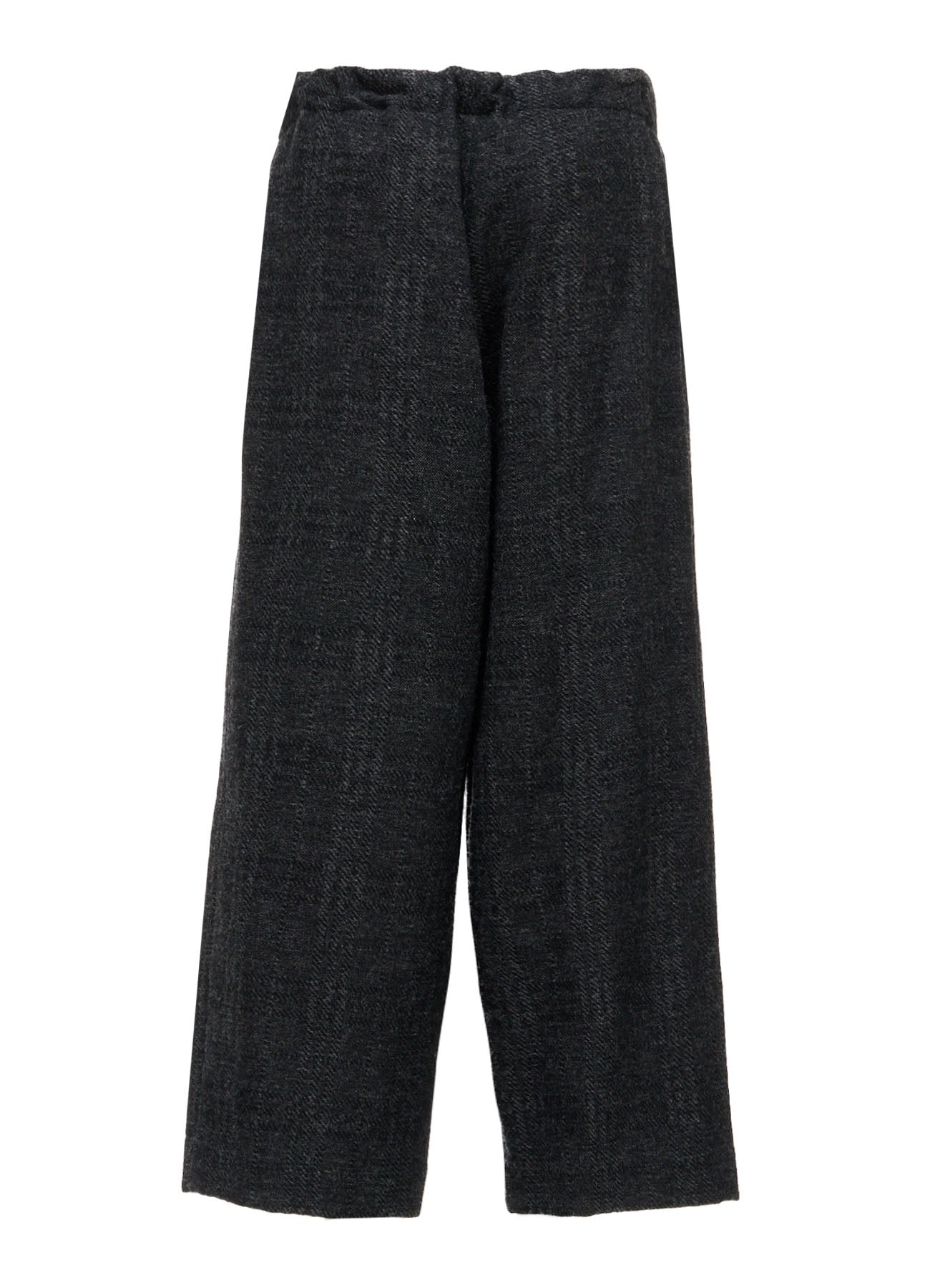 WOOL BLEND PLAID STRAIGHT PANTS – THE SHOP YOHJI YAMAMOTO
