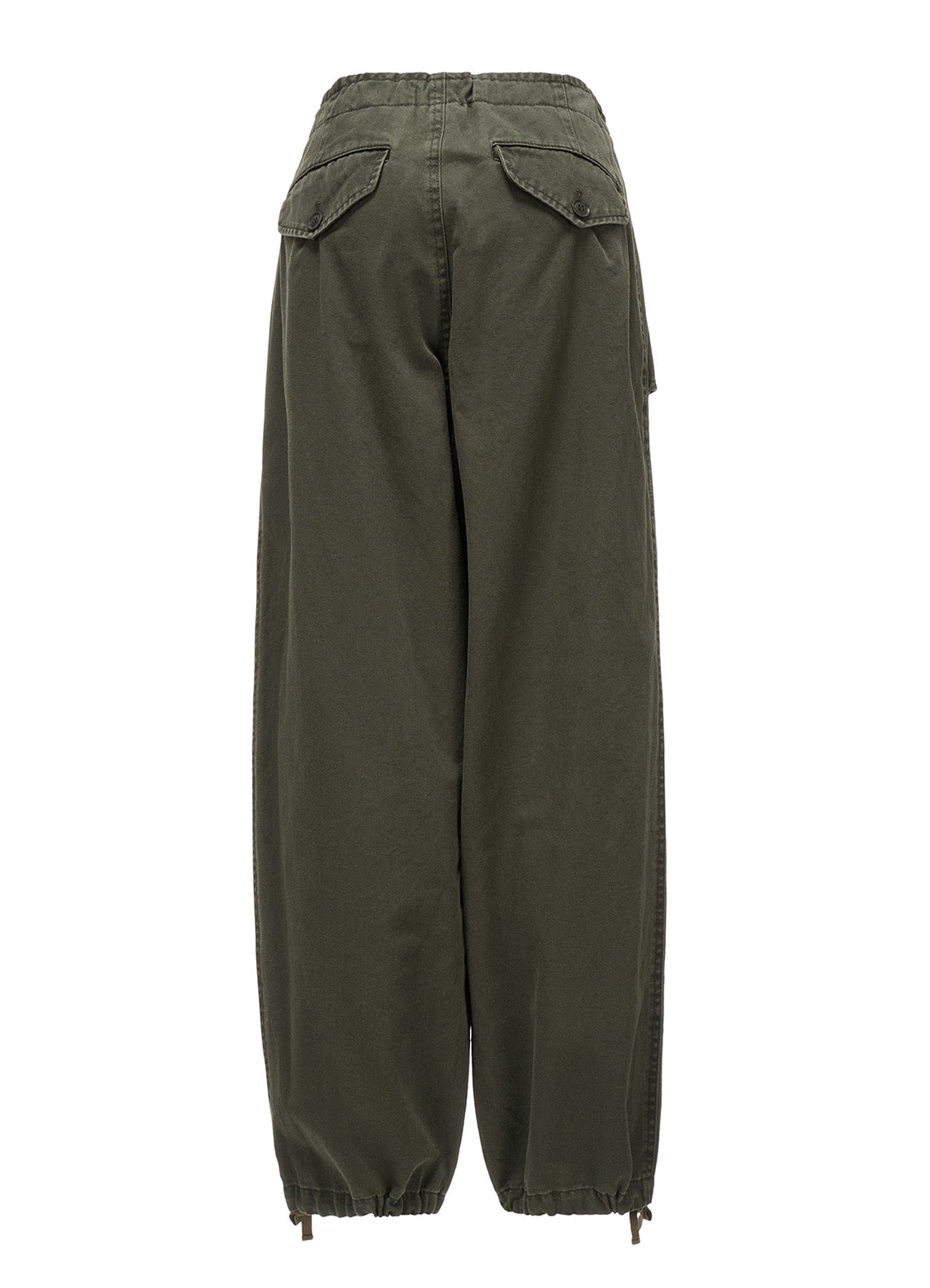 COTTON CHINO CLOTH STRING PANTS