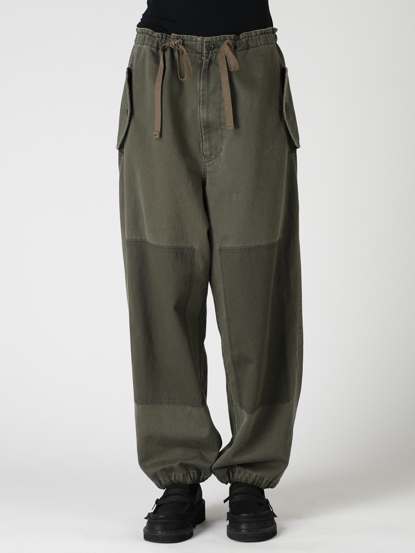 COTTON CHINO CLOTH STRING PANTS – THE SHOP YOHJI YAMAMOTO