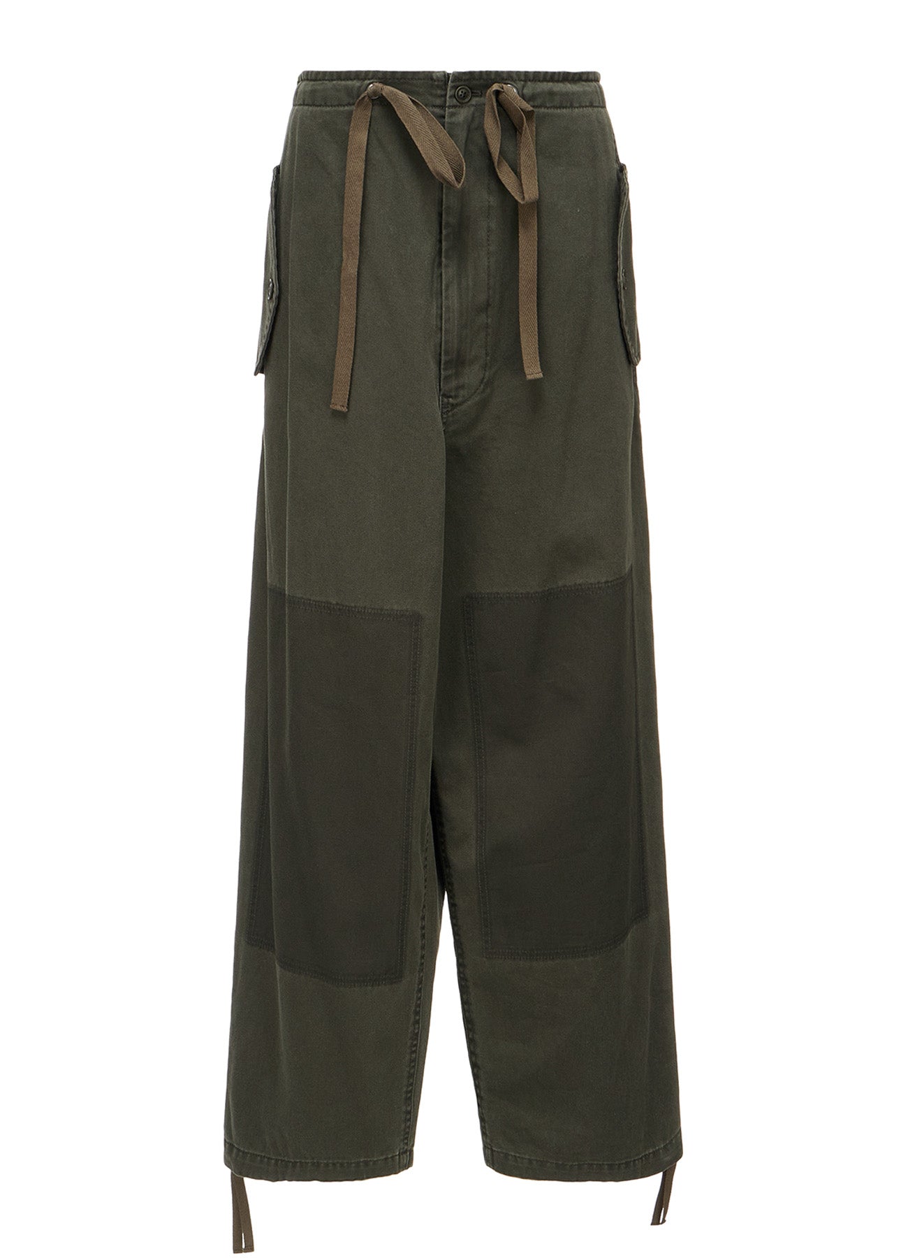 COTTON CHINO CLOTH STRING PANTS