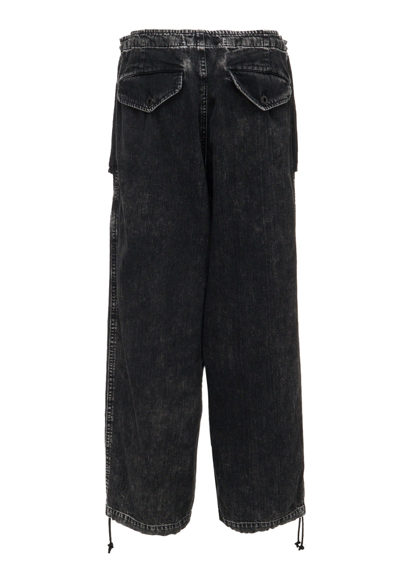 8OZ DENIM CHEMICAL WASH 4 POCKET STRING PANTS