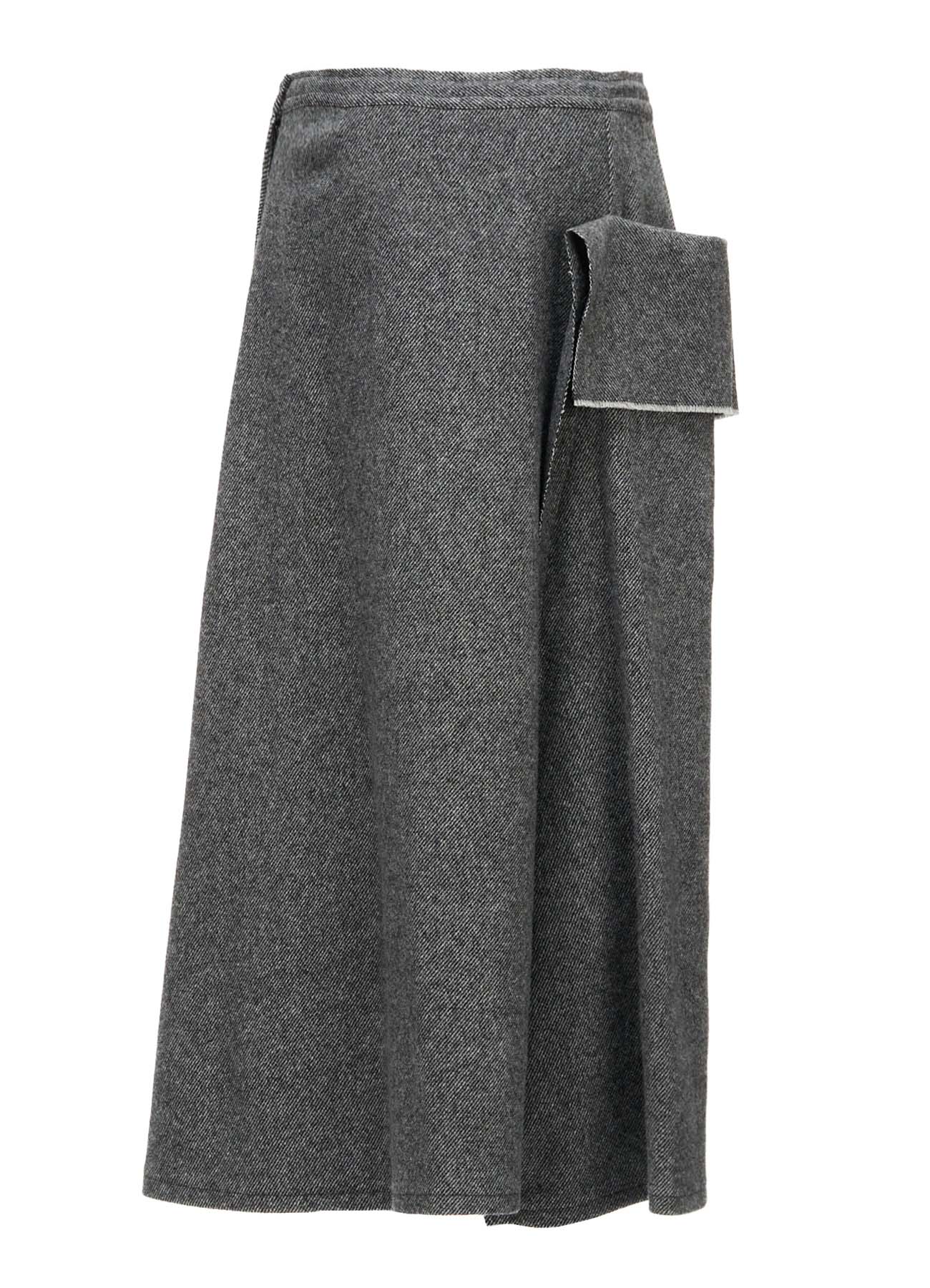 TWILL FLANNEL DRAPE FLARE PANTS – THE SHOP YOHJI YAMAMOTO TWILL FLANNEL DRAPE FLARE PANTS – THE SHOP YOHJI YAMAMOTO