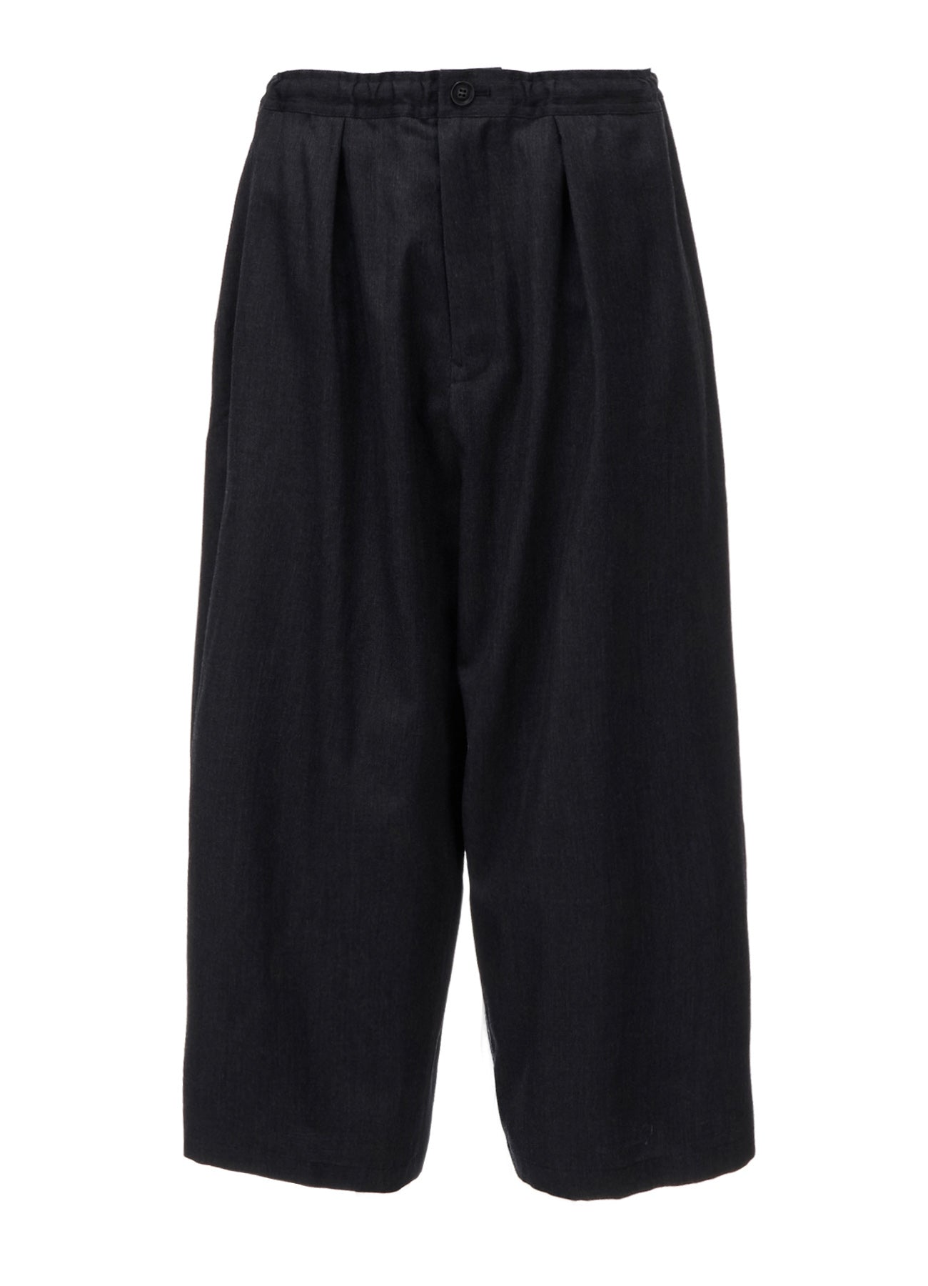 ア*E様 Yohji Yamamoto WOOL GABARDINE STALL WOOL GABARDINE FRONT TUCK WIDE PANTS – THE SHOP YOHJI YAMAMOTO