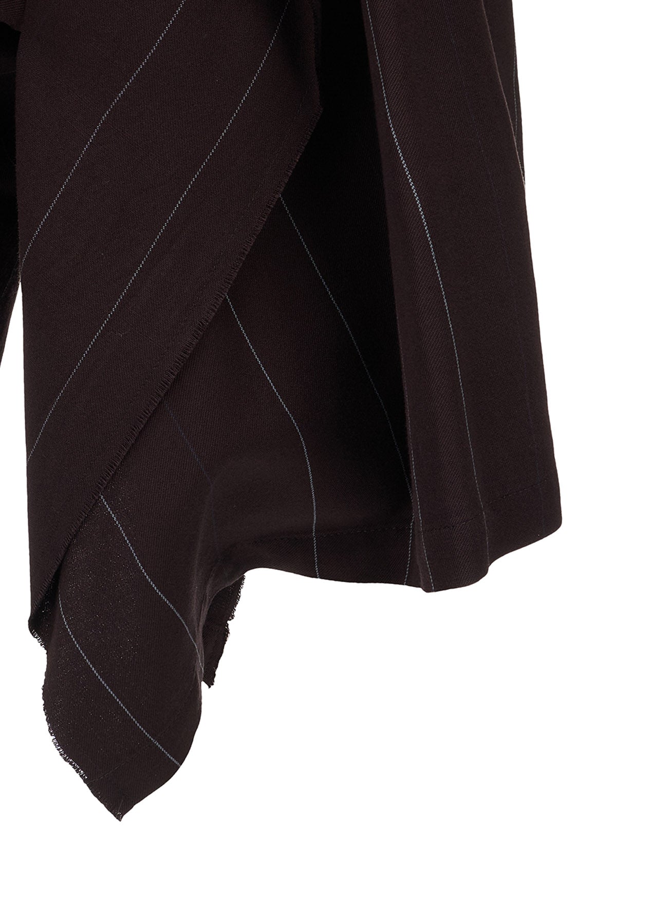 PINSTRIPE DRAPE FLARE PANTS