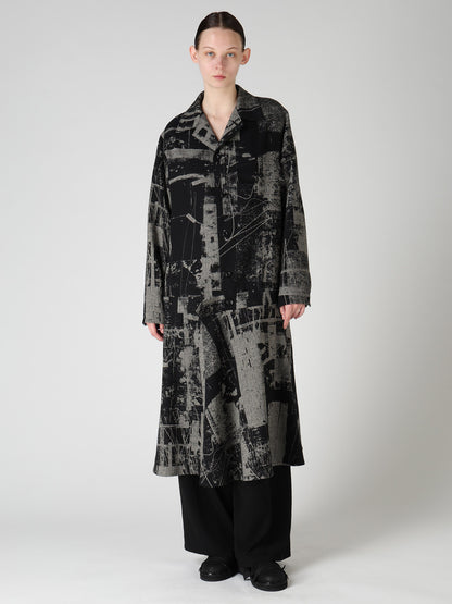 TA/PE CREPE DE CHINE LONG STRAIGHT PANTS