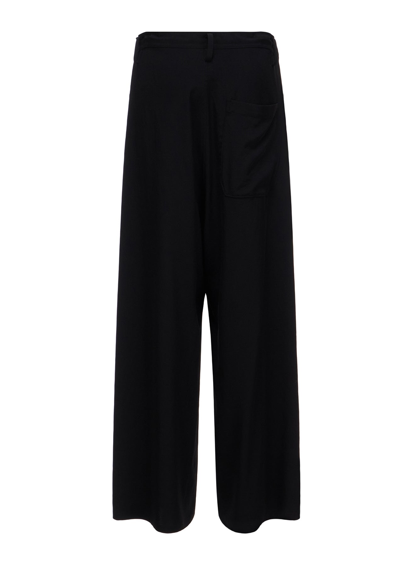 TA/PE CREPE DE CHINE LONG STRAIGHT PANTS