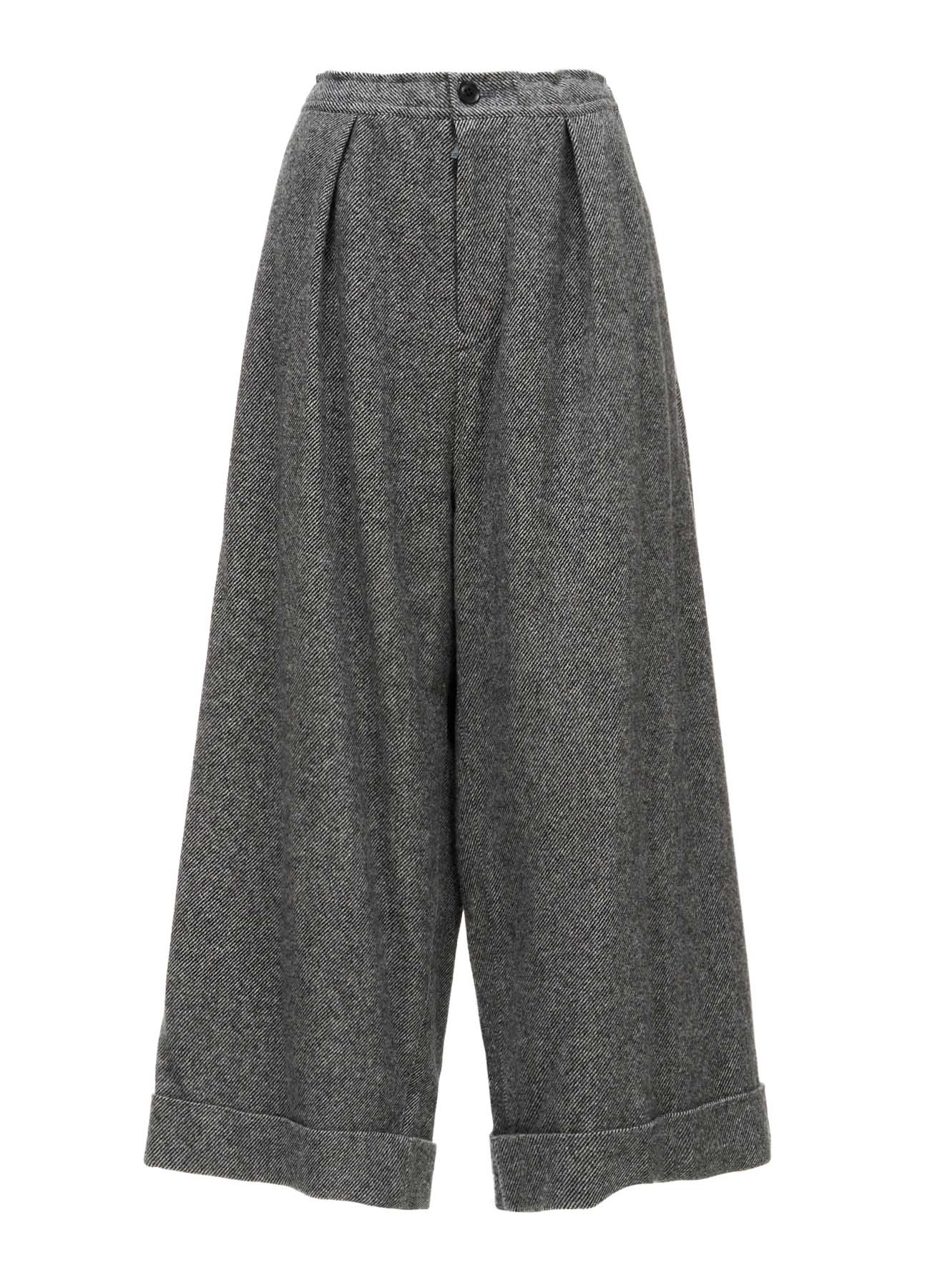 TWILL FLANNEL FRONT CUFFED PANTS – THE SHOP YOHJI YAMAMOTO