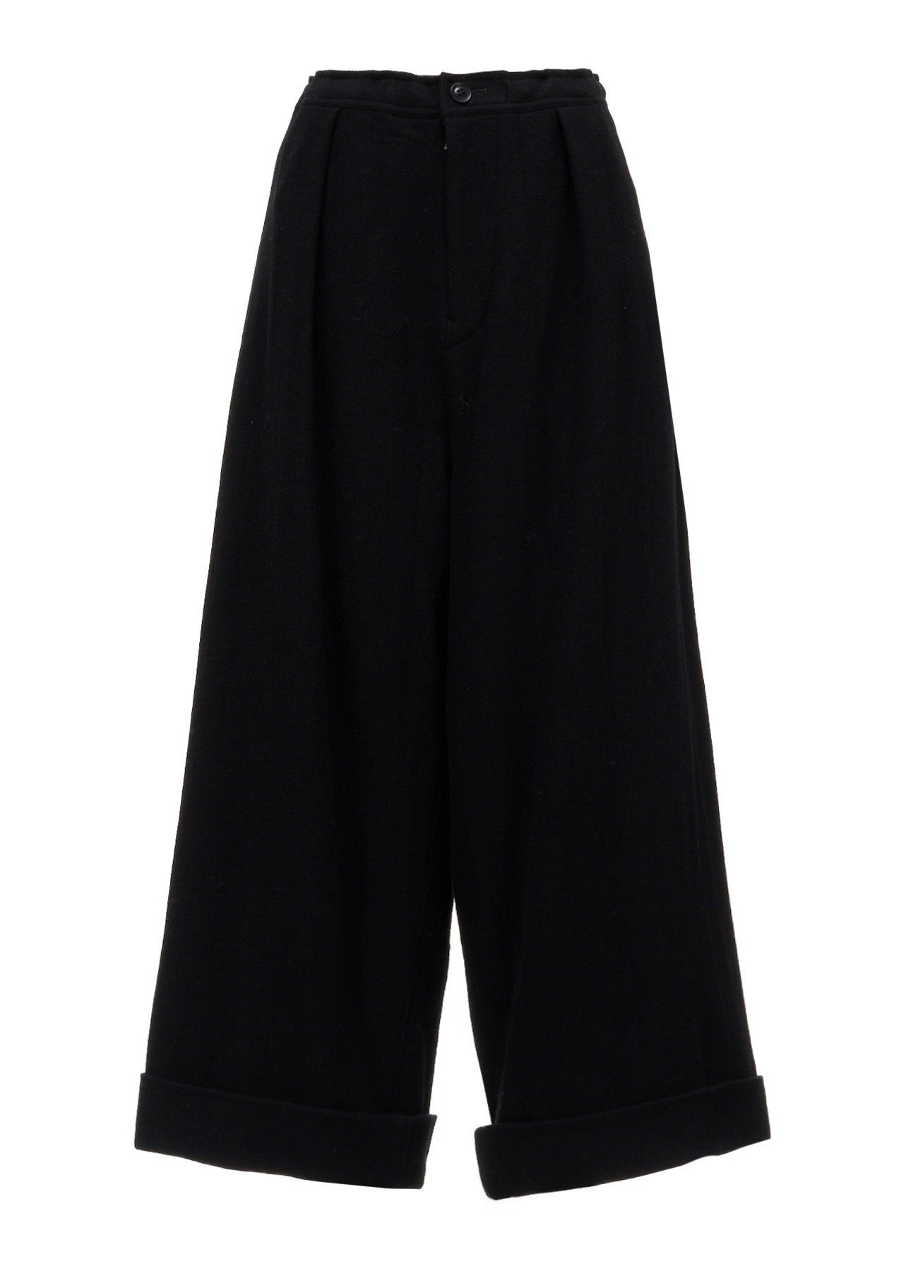 TWILL FLANNEL FRONT CUFFED PANTS – THE SHOP YOHJI YAMAMOTO