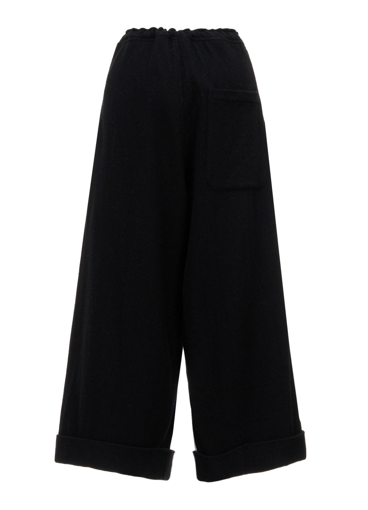 TWILL FLANNEL FRONT CUFFED PANTS