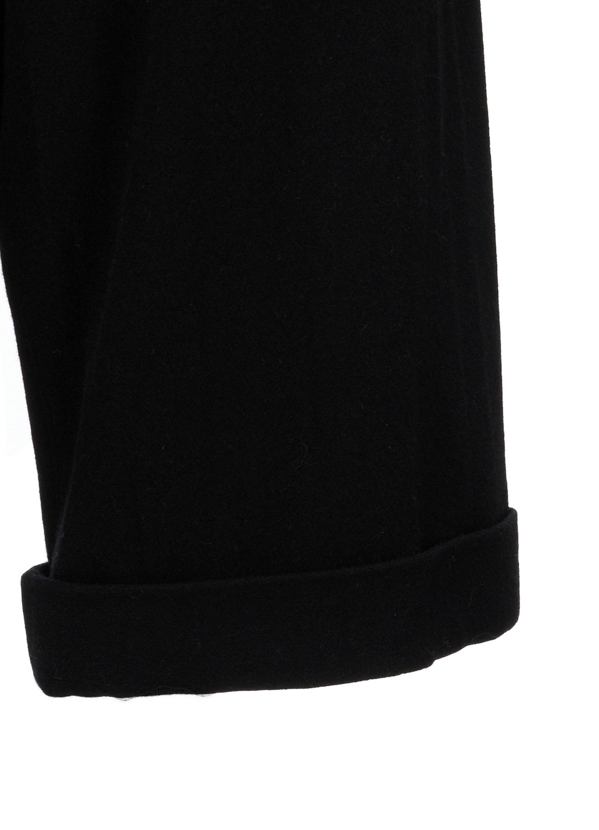 TWILL FLANNEL FRONT CUFFED PANTS