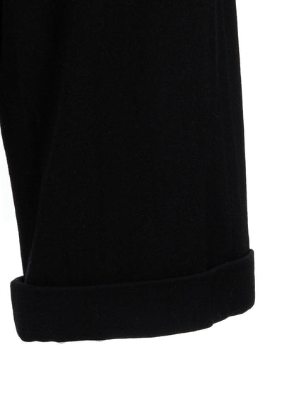 TWILL FLANNEL FRONT CUFFED PANTS