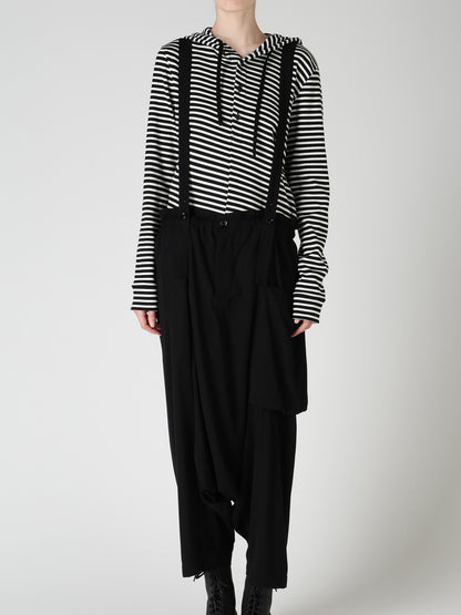 VISCOSE/TRIACETATE BLEND SAROUEL PANTS