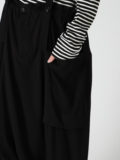 VISCOSE/TRIACETATE BLEND SAROUEL PANTS