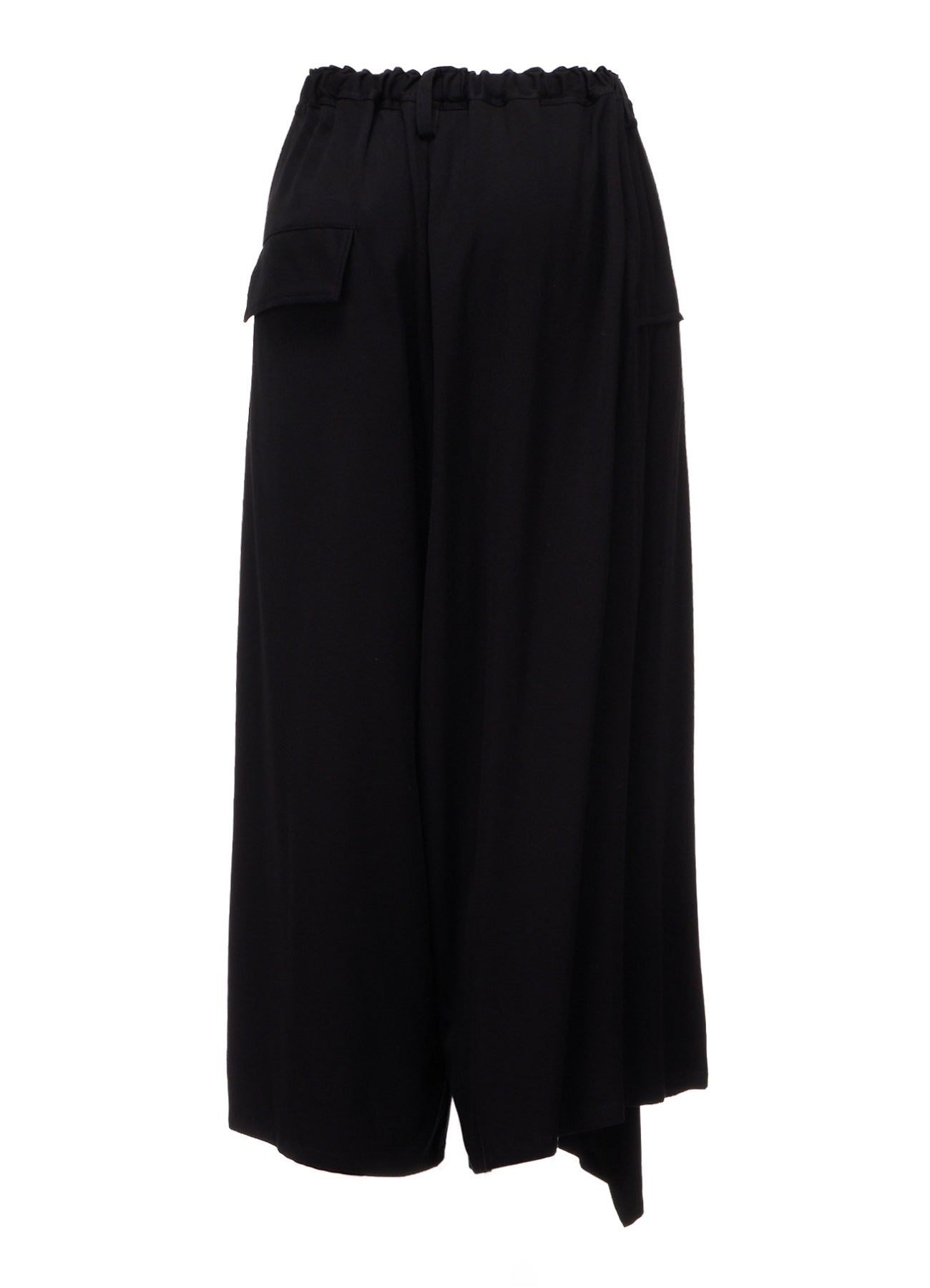 VISCOSE/TRIACETATE BLEND DETACHED PANEL PANTS – THE SHOP YOHJI