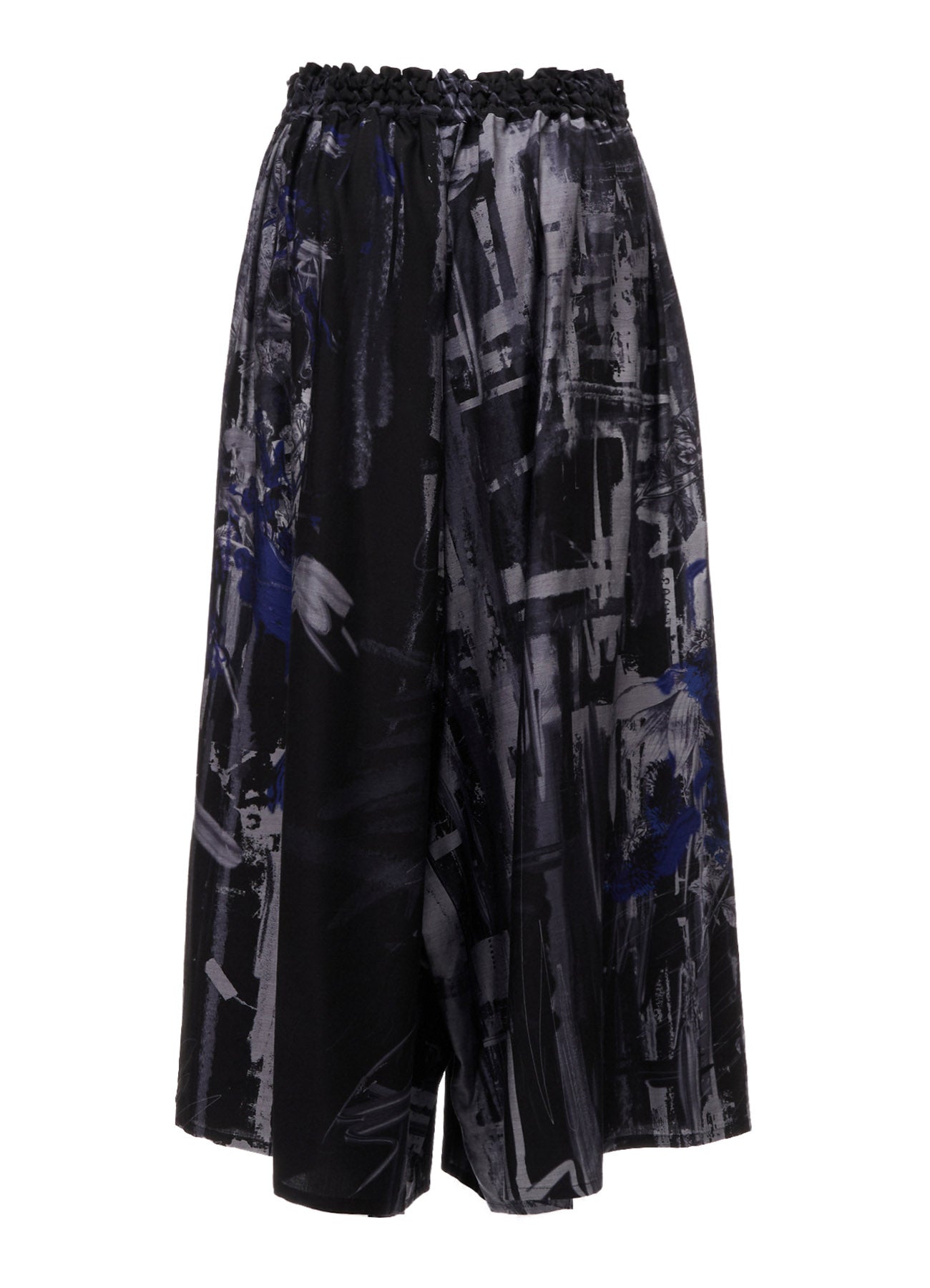 CUPRO DISTORTED FLOWER FLARE PANTS
