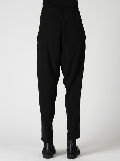 TA/PE CREPE DE CHINE TAPERED PANTS