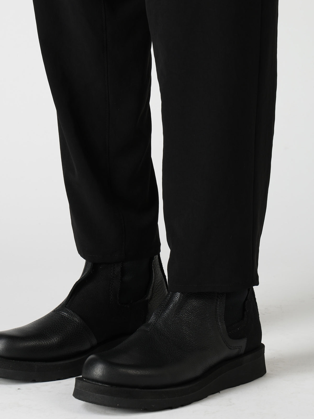 TA/PE CREPE DE CHINE TAPERED PANTS