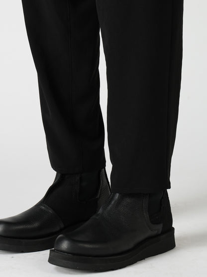 TA/PE CREPE DE CHINE TAPERED PANTS