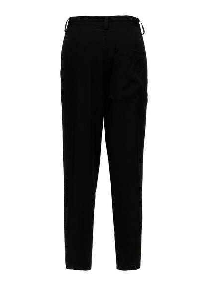 TA/PE CREPE DE CHINE TAPERED PANTS