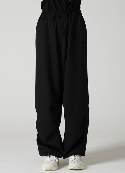 WOOL GABARDINE EASY PANTS