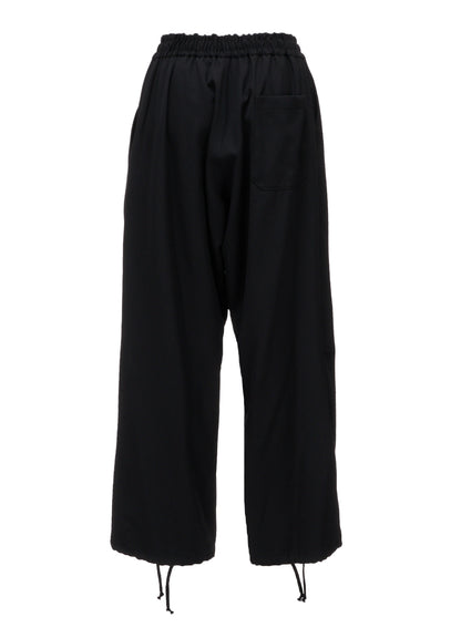 WOOL GABARDINE EASY PANTS