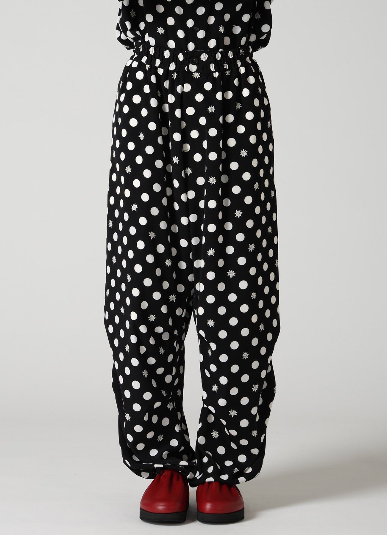 パンツ YEAH RIGHT !! DOT WIDE EASY PANTS DOT FLOWER PRINT EASY PANTS – THE SHOP YOHJI YAMAMOTO