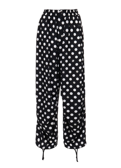 DOT FLOWER PRINT EASY PANTS