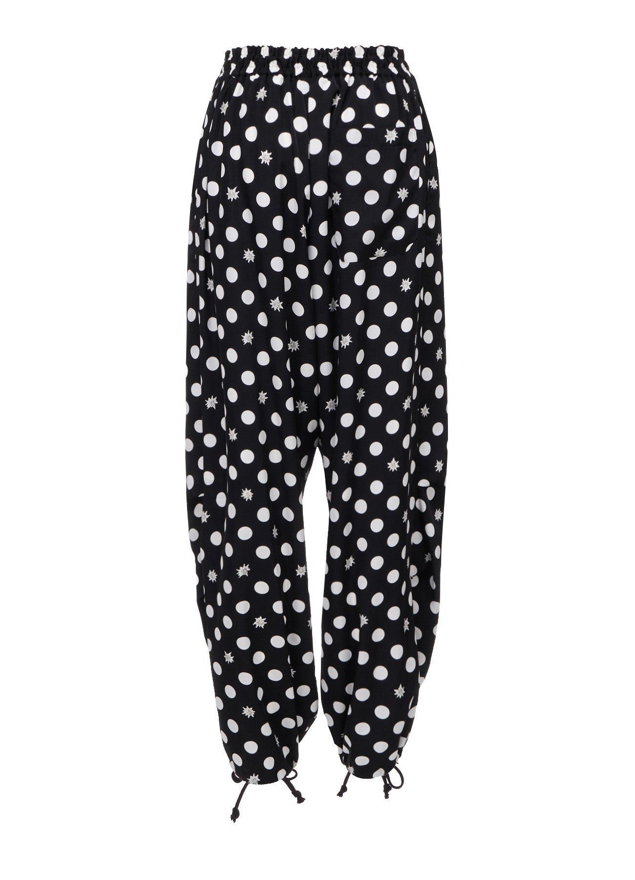 DOT FLOWER PRINT EASY PANTS