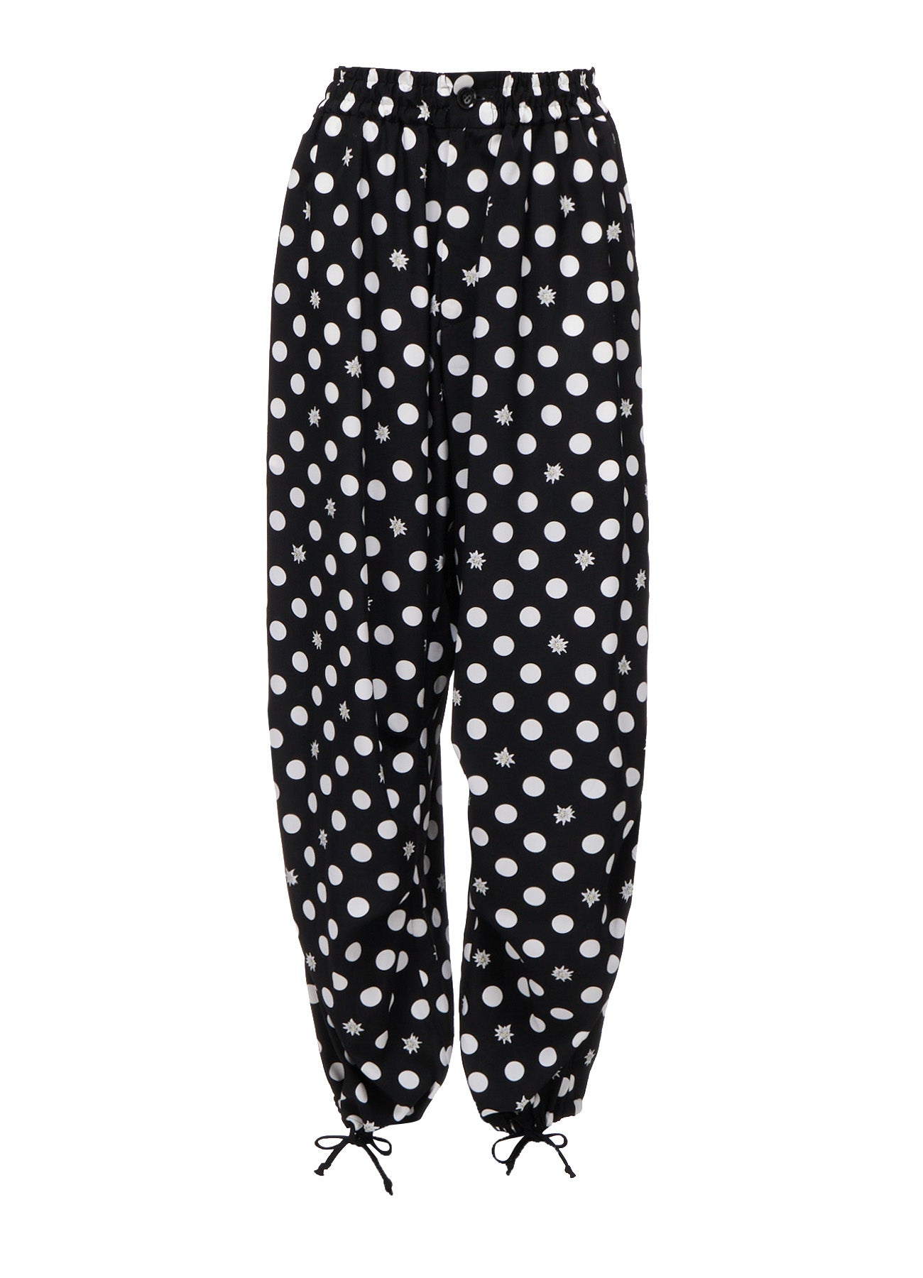 DOT FLOWER PRINT EASY PANTS