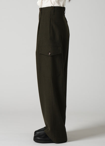 VINTAGE MILITARY SERGE CARGO PANTS