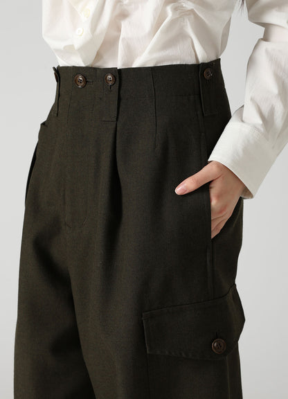 VINTAGE MILITARY SERGE CARGO PANTS