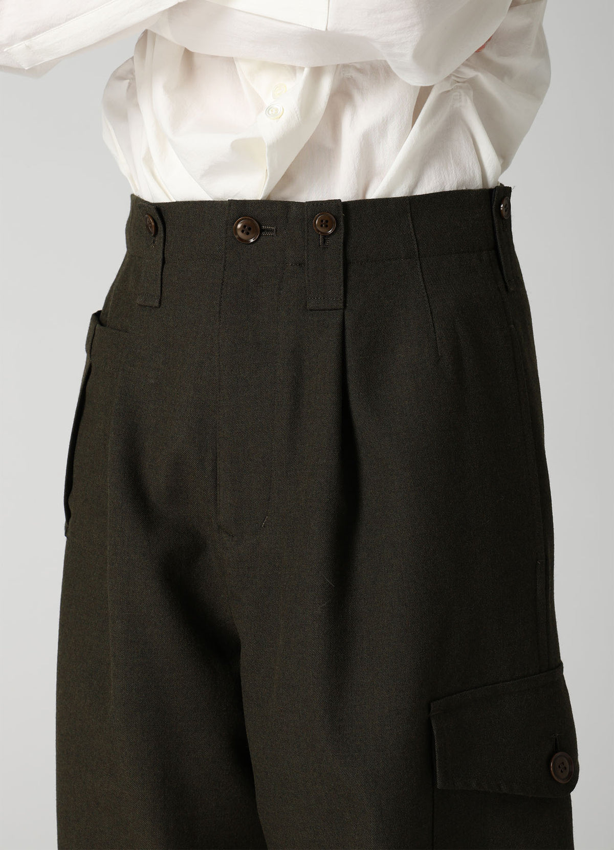 VINTAGE MILITARY SERGE CARGO PANTS