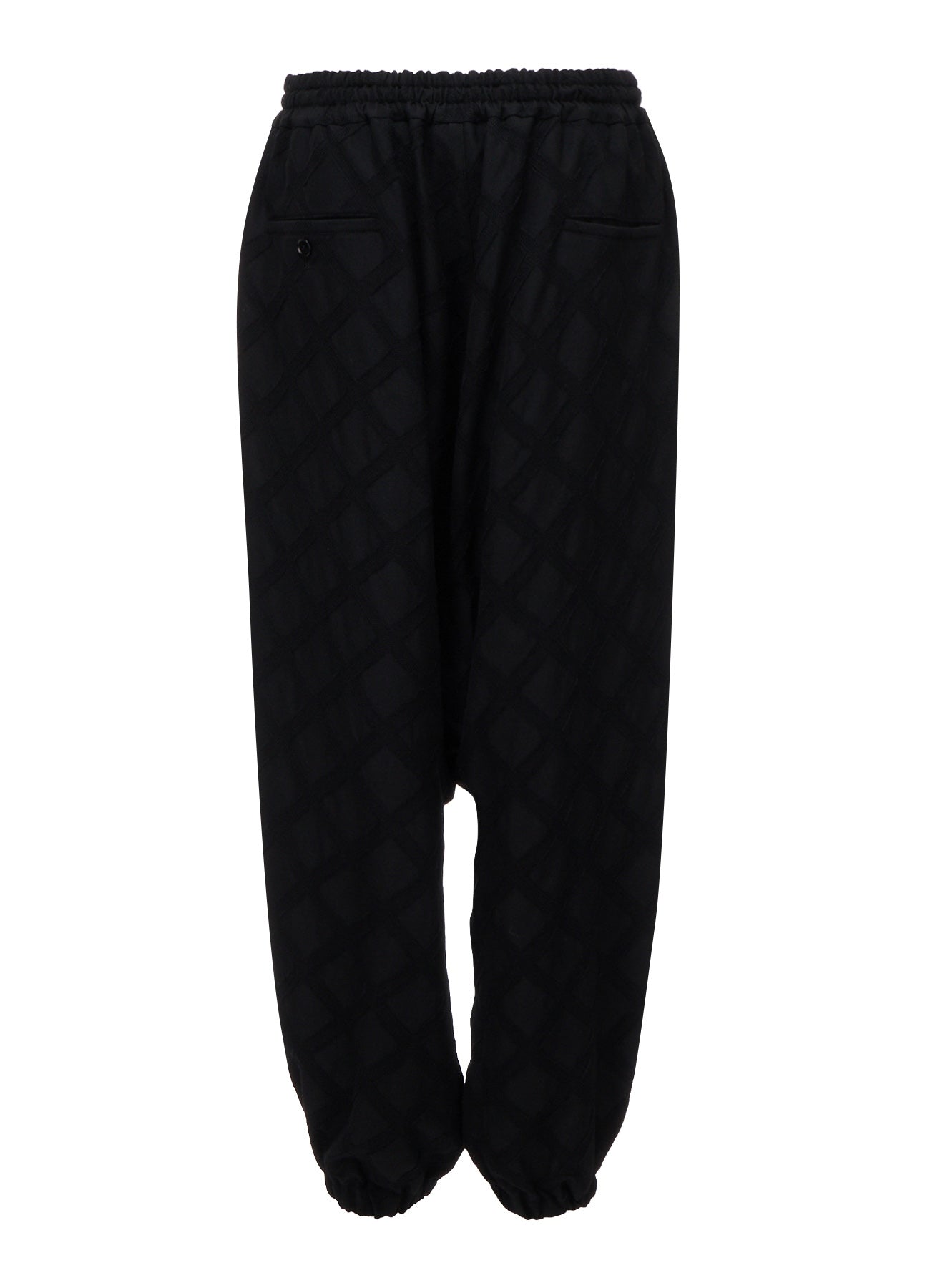 PLAID JACQUARD SAROUEL PANTS