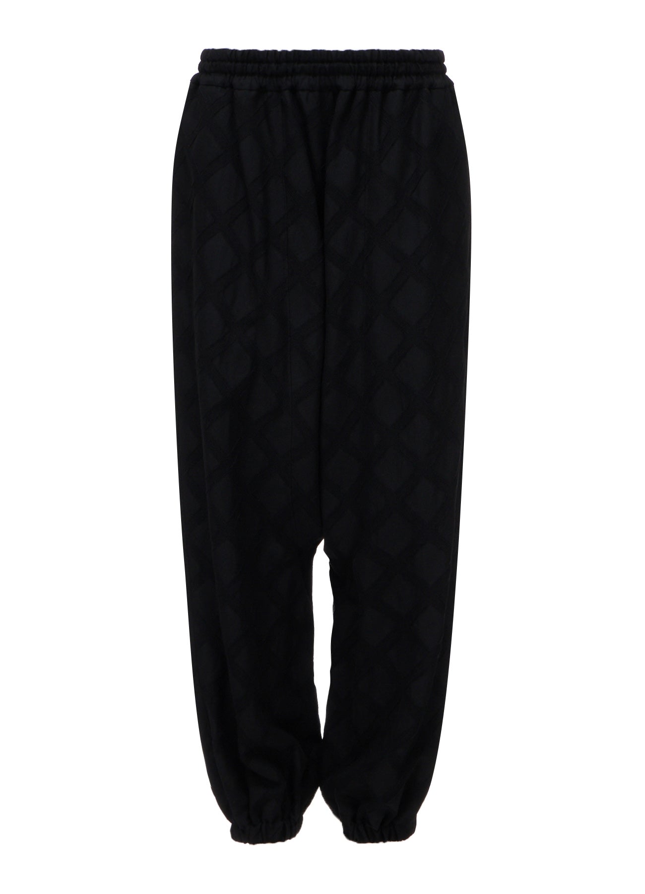 PLAID JACQUARD SAROUEL PANTS