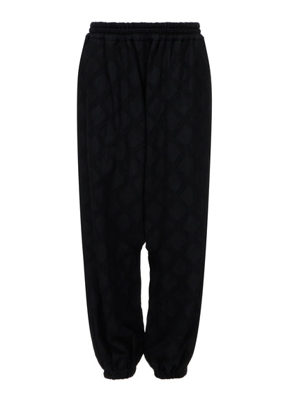 PLAID JACQUARD SAROUEL PANTS
