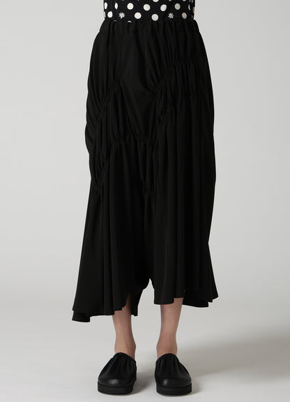 TA/PE SUPER VIYON TUSSER GATHERED PANTS