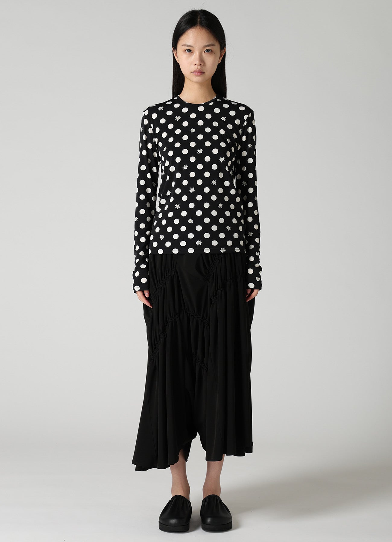 TA/PE SUPER VIYON TUSSER GATHERED PANTS – THE SHOP YOHJI YAMAMOTO