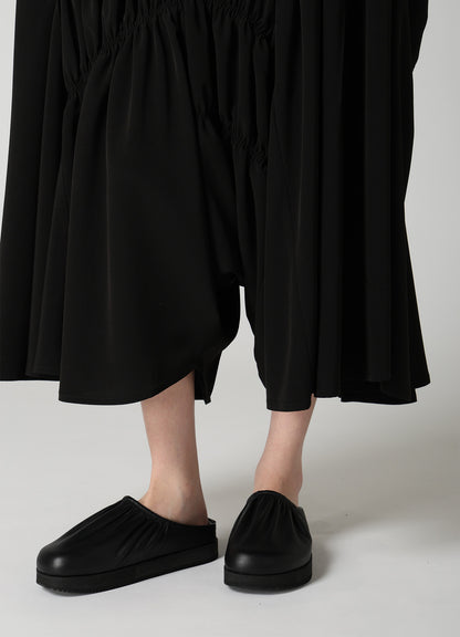 TA/PE SUPER VIYON TUSSER GATHERED PANTS