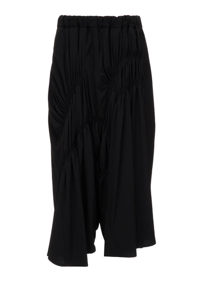 TA/PE SUPER VIYON TUSSER GATHERED PANTS