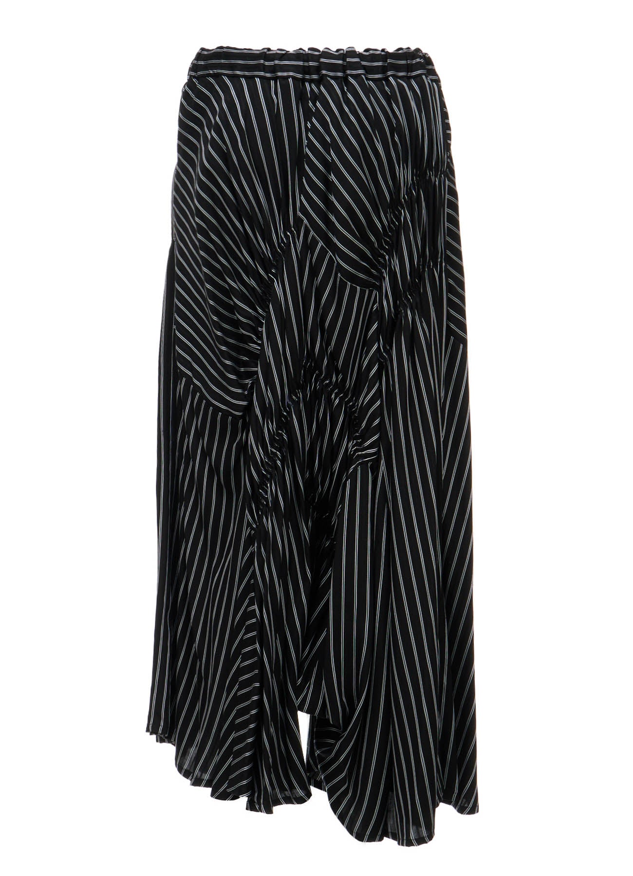 CUPRA STRIPE GATHERED PANTS